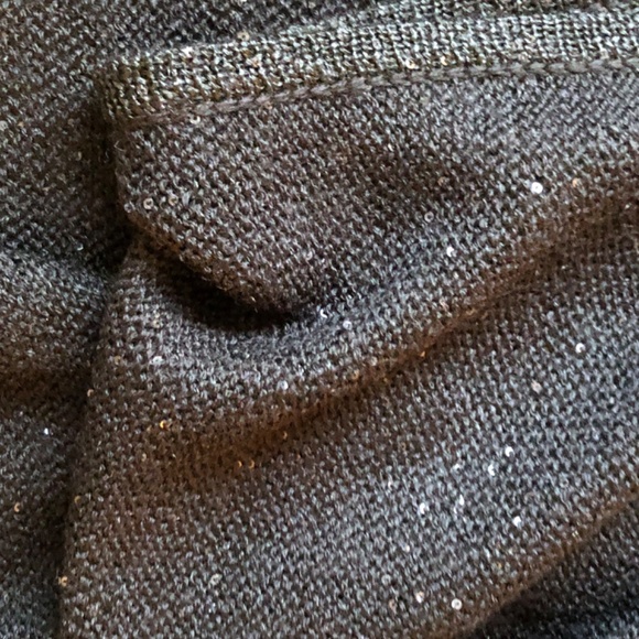 NWT QiSequined Wrap/Poncho in Black Sparkle - Picture 7 of 13